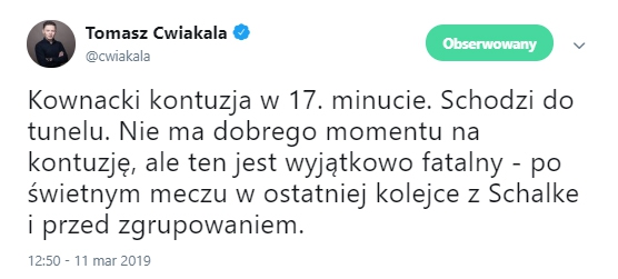 Wielki PECH Dawida Kownackiego...